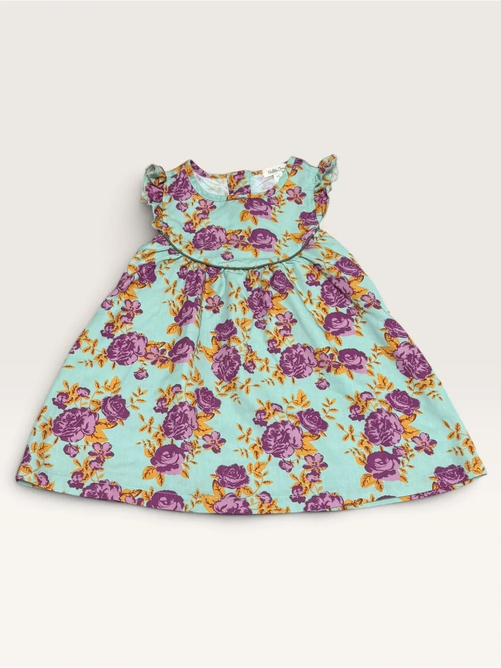 Matilda Jane Vault Purple Posies Flutter Dress Girls Size 4